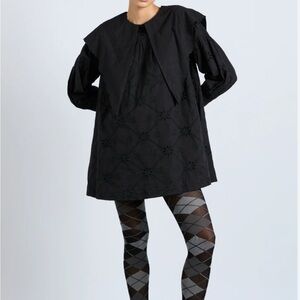 Damson Madder Black Clementine Dress